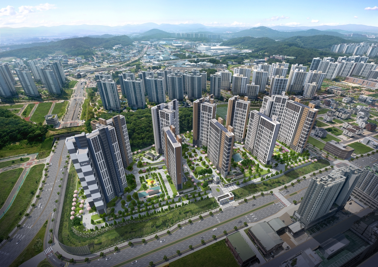 오산 세교 우미린 포레아시티 조감도