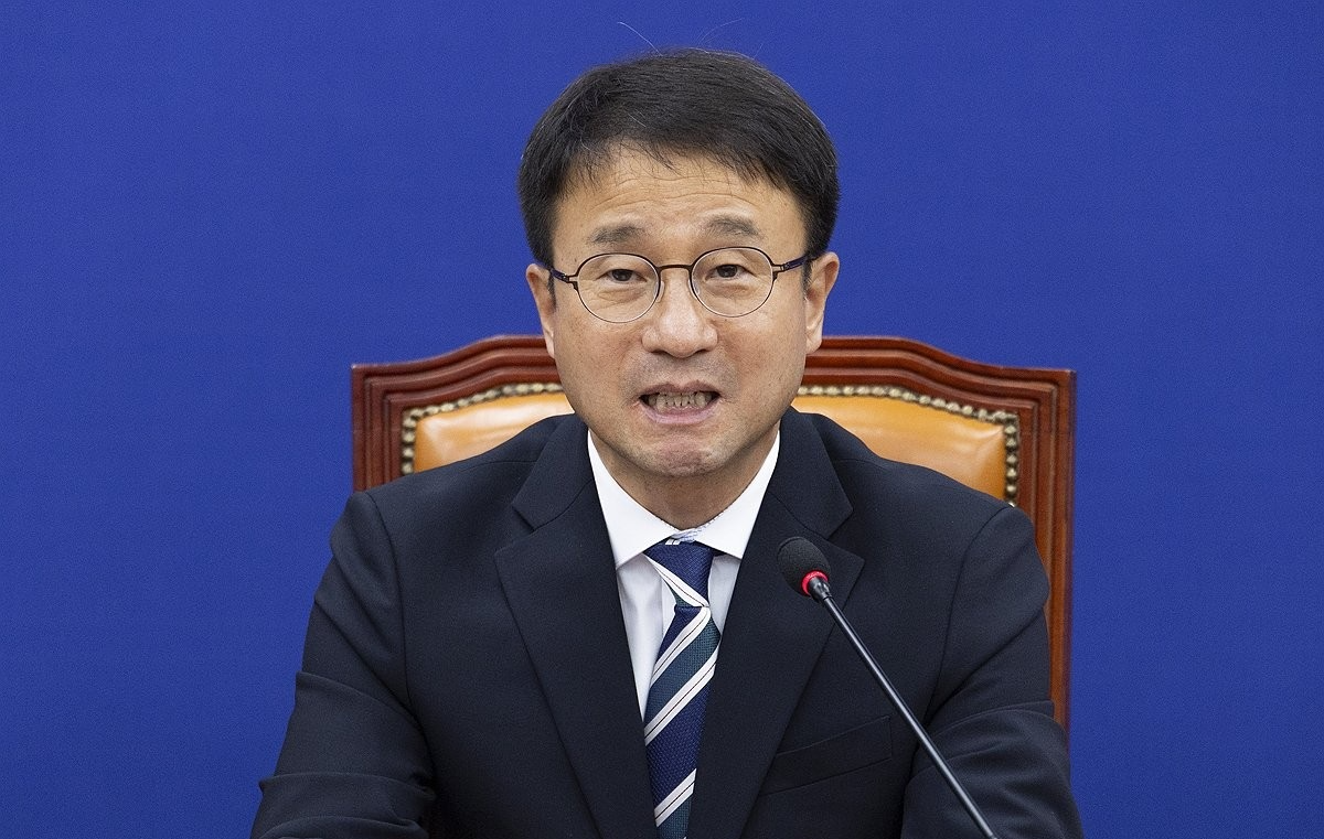 한병도 당 대표 권한대행 정책조정회의에서 발언(사진=연합뉴스)