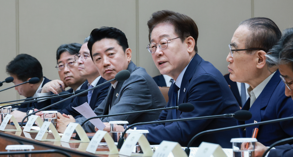 이재명 대통령, 메가프로젝트 민관합동 점검회의 발언(사진=연합뉴스)
