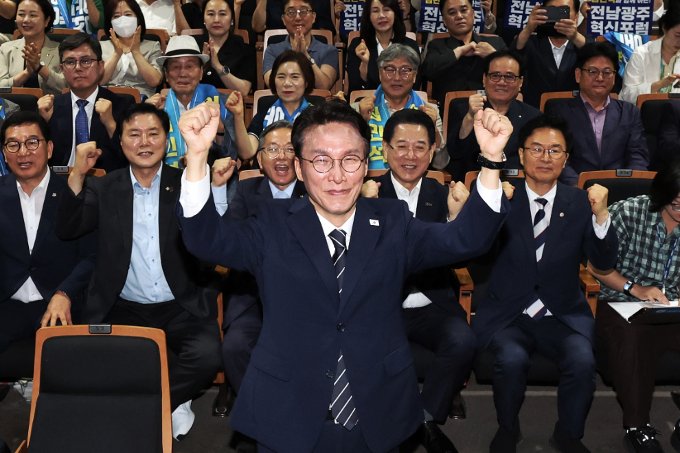 김민석 전 총리, 민주당 대표 선거 출마 선언(사진=연합뉴스)