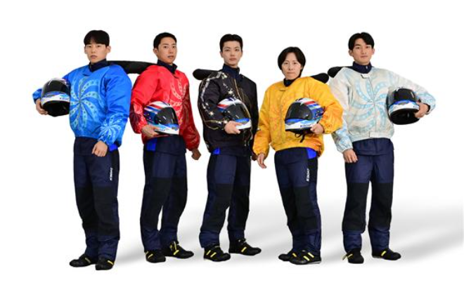 경정 18기 신인선수 5명(왼쪽부터 이신호, 이명현, 김준영, 이은지, 김상범). (사진=국민체육진흥공단)
