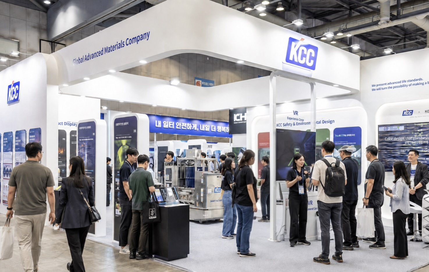 국제안전보건전시회(KISS 2026) KCC 부스.(사진=KCC)