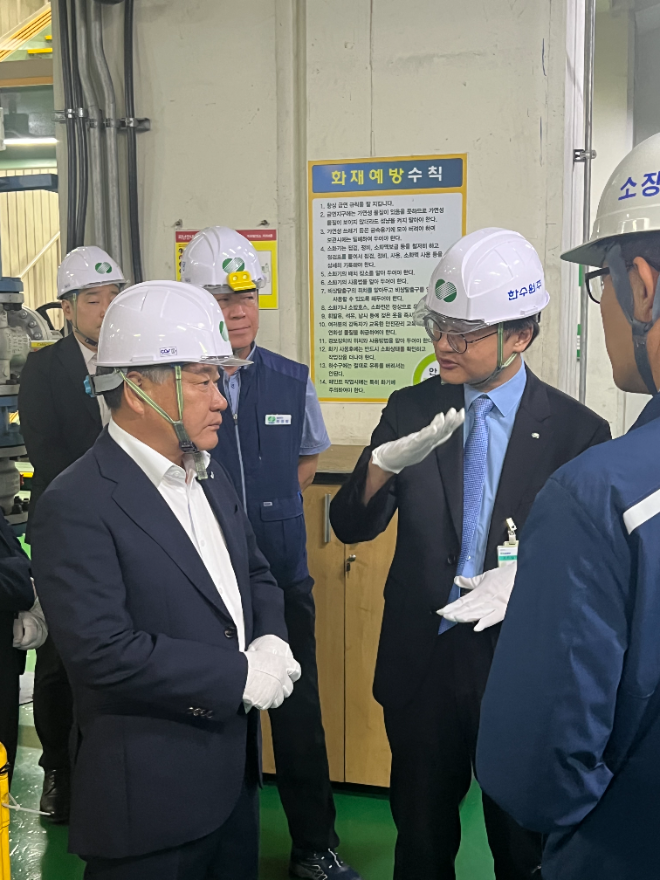 전력설비(765kV 신안성변전소, 양양양수발전소) 현장점검 관련 전경.(사진=전력거래소)