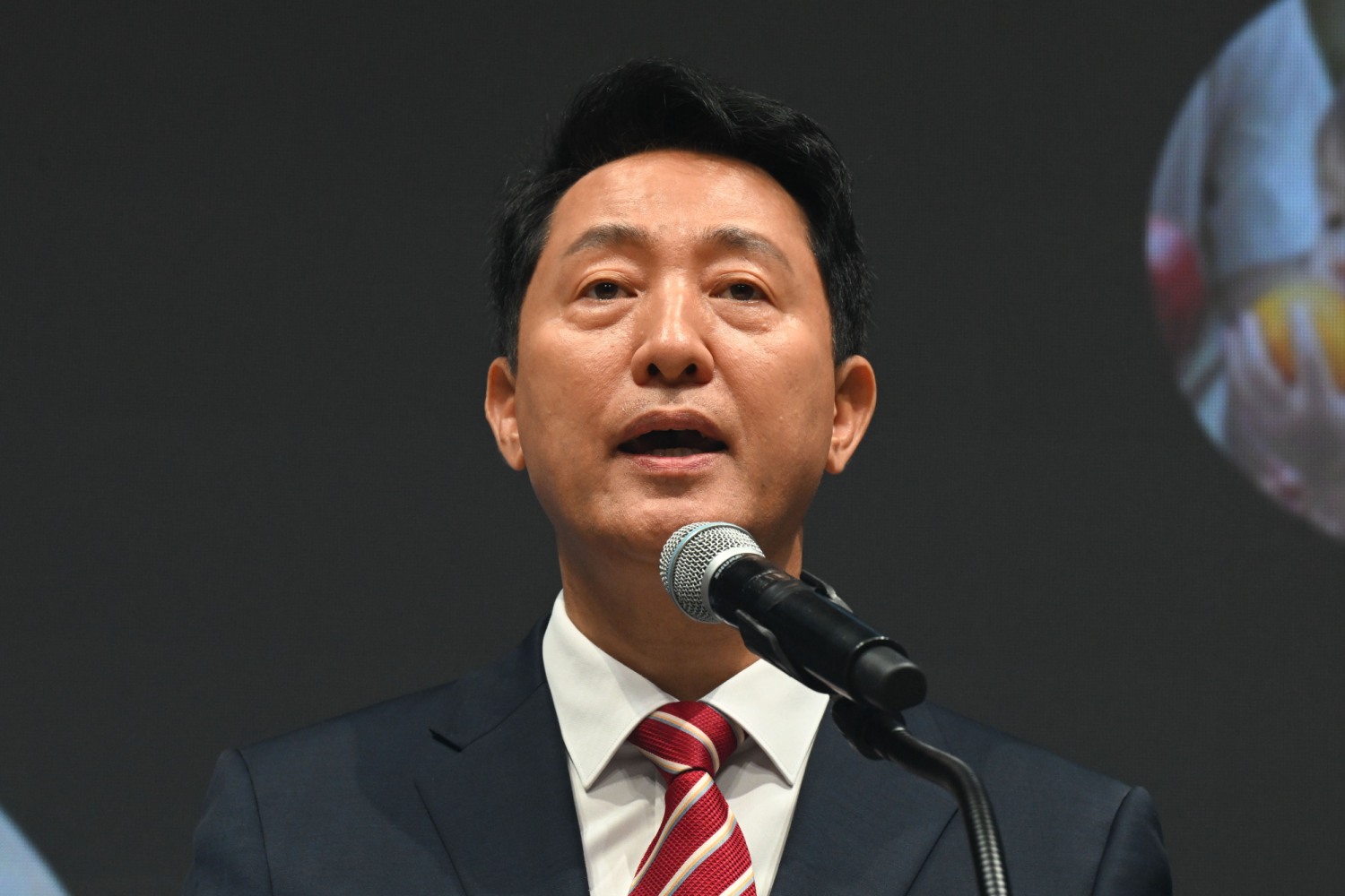 지난 1일 오세훈 서울시장이 서울시청에서 열린 취임식에서 취임사를 하고 있다. 사진=연합뉴스
