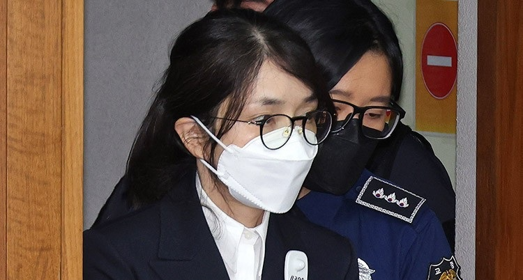 법정 출석한 김건희(사진=연합뉴스)