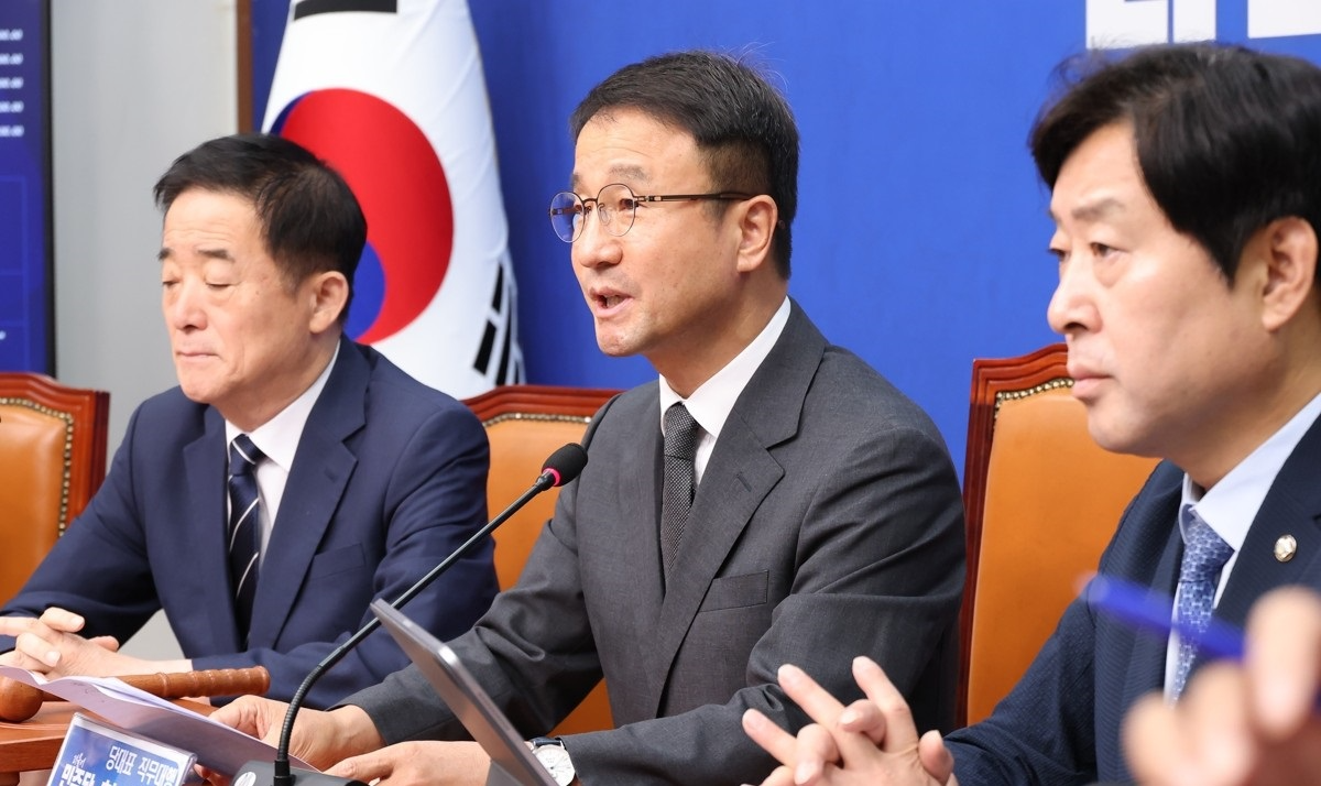 한병도 당 대표 직무대행, 최고위에서 발언(사진=연합뉴스)