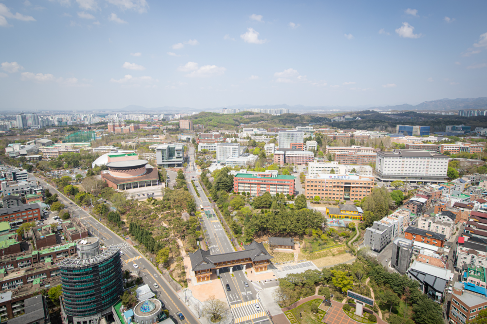 수요 기반의 맞춤형 인재양성을 위한 첨단산업 계약학과가 설치될 전북대학교 캠퍼스 전경.(사진=현대자동차)