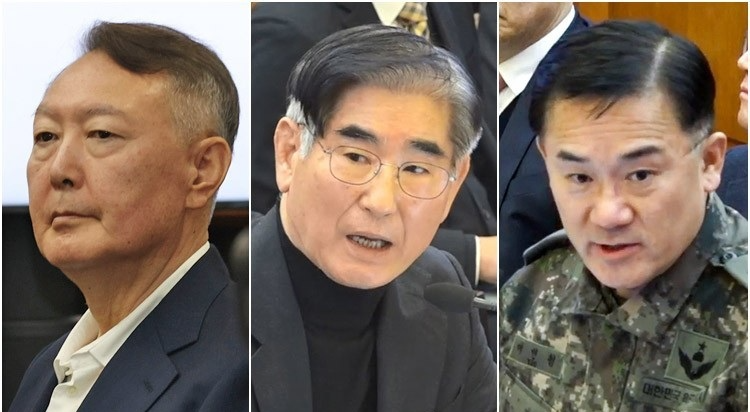 윤석열·김용현·여인형(사진=연합뉴스)