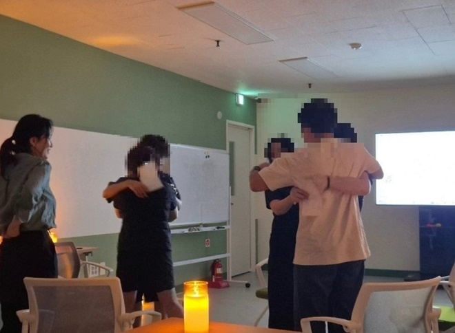 가족관계 회복 소집단 프로그램 진행모습. (사진제공=안산보호관찰소)