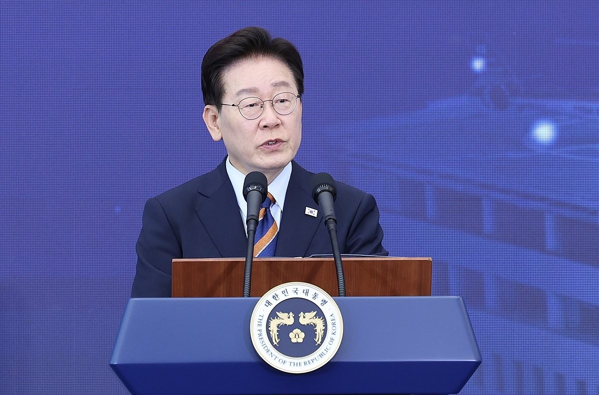 국립소방병원 개원 기념사하는 이재명 대통령(사진=연합뉴스)
