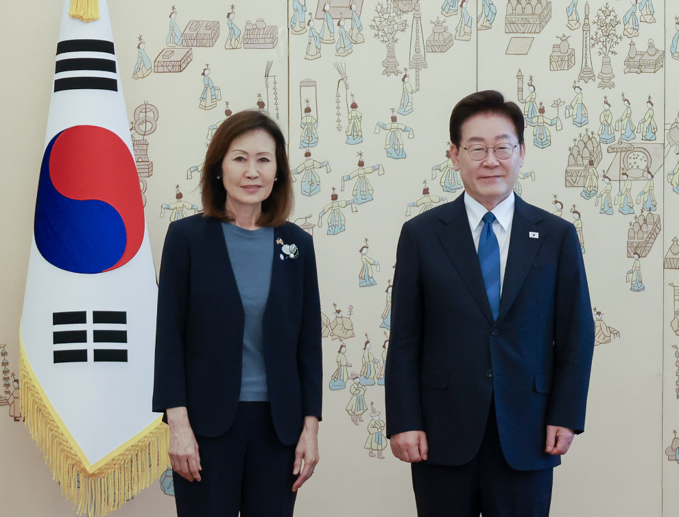 이재명 대통령과 주한 미국 대사(사진=연합뉴스)