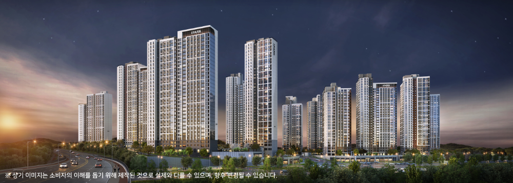 천안 아이파크 시티 3·4단지 투시도.(사진=IPARK현대산업개발)