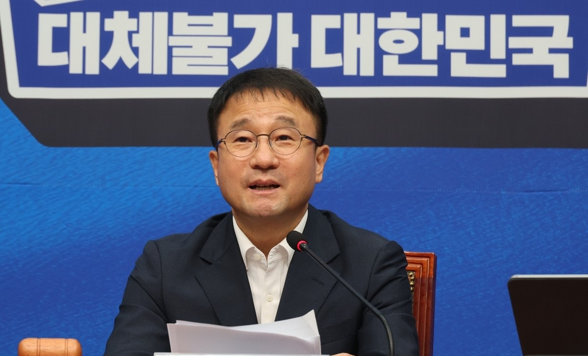 민주당 최고위원회의, 발언하는 한병도 직무대행(사진=연합뉴스)