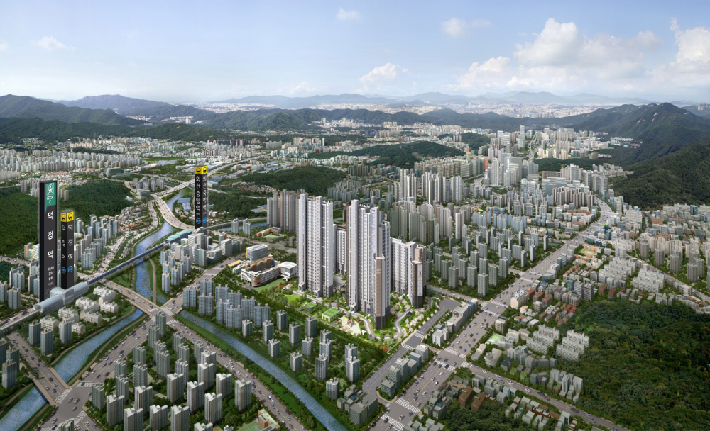 GTX회천 대광로제비앙 모아엘가 조감도.