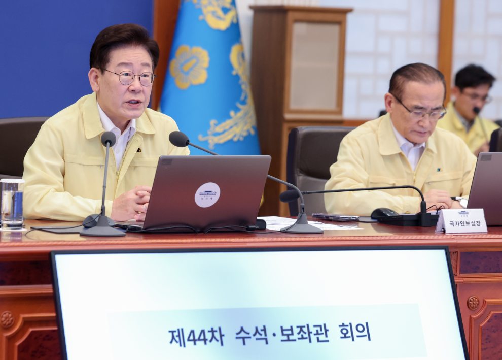 수석보좌관 회의 주재하는 이재명 대통령(사진=연합뉴스)