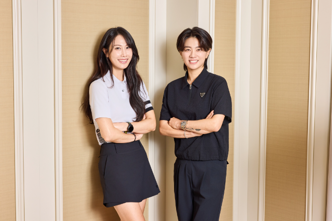 최나연 김하늘 롯데호텔앤리조트 공식 앰배서더.(사진=롯데호텔앤리조트)