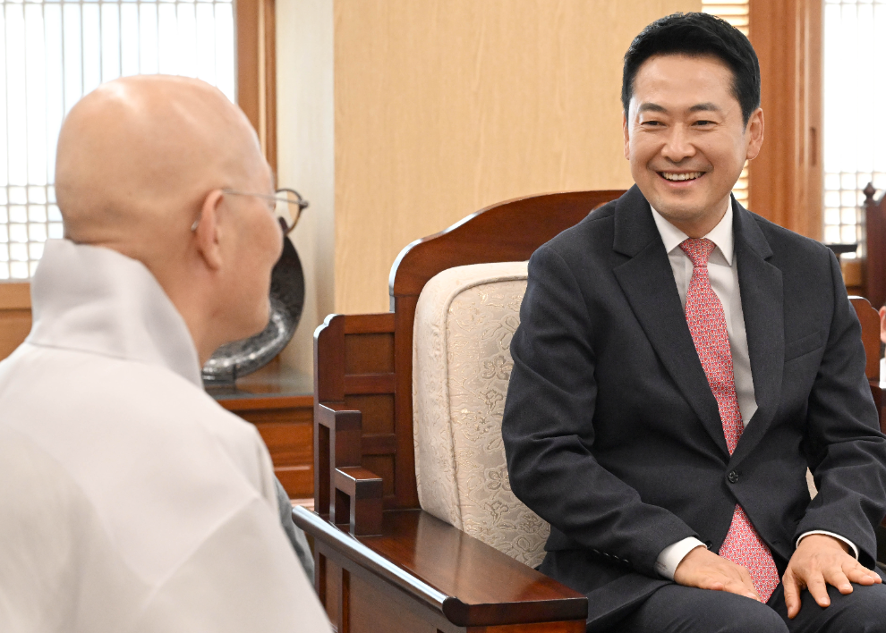 조계종 총무원장 찾은 국민의힘 장동혁 대표(사진=연합뉴스)