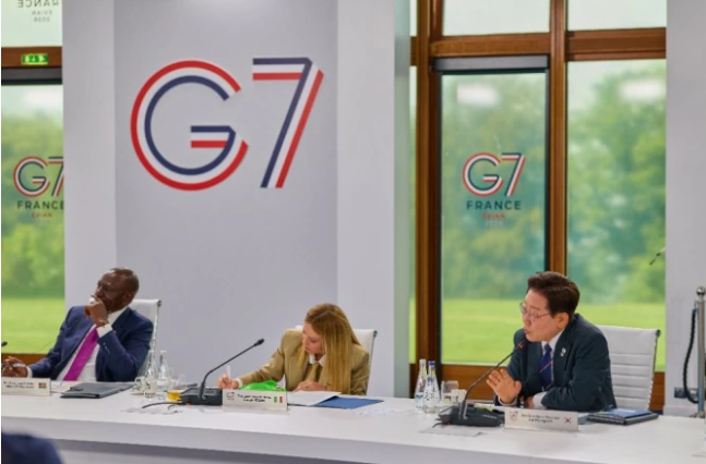 이재명 대통령, G7 정상회의 확대회담서 발언(사진=연합뉴스)
