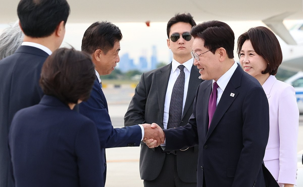 이재명 대통령, 미국 도착(사진=연합뉴스)