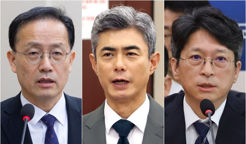 이형일·강신철·홍지선 장관(사진=연합뉴스)