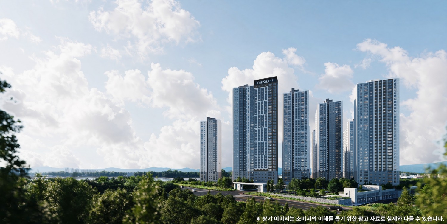 더샵 천안라크원 주경투시도.