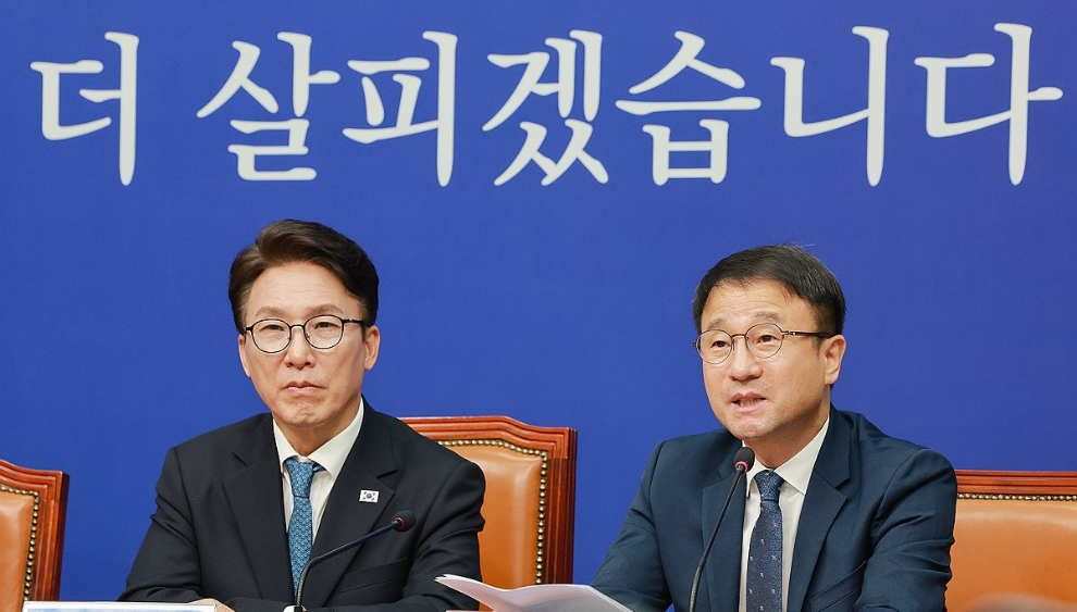 민주당 최고위원회의에서 발언하는 한병도 원내대표(사진=연합뉴스)