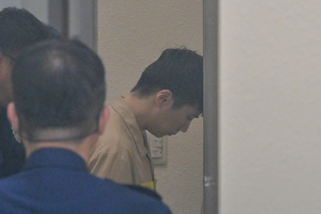1심 선고공판 출석하는 장윤기.(사진=연합뉴스)