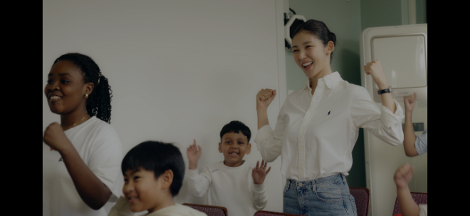 2026 미스유니버스코리아 진 김유림이 최근 동두천시 행복꿈터지역아동센터를 방문해 아이들과 뜻깊은 시간을 보냈다. 사진=미스유니버스코리아 조직위원회 제공