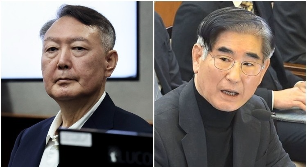 윤석열 전 대통령(왼쪽)과 김용현 전 국방부 장관(사진=연합뉴스)