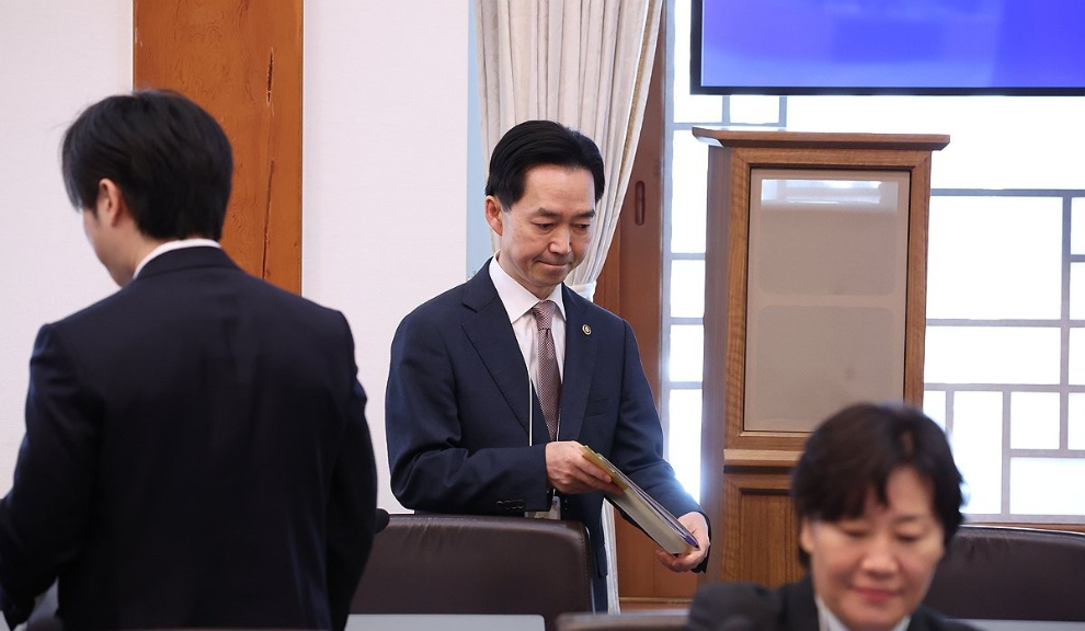 국무회의 참석하는 김지용 중수청장(사진=연합뉴스)