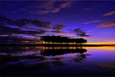 ▲대한항공에출품한아마추어사진작가K씨의공모전수상작'솔섬'