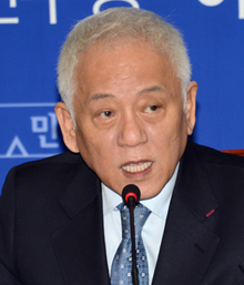 ▲김한길공동대표