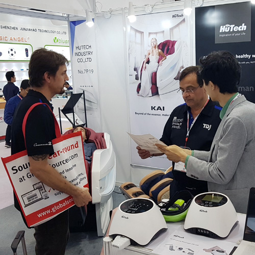 휴테크 안마의자, 홍콩 아시아 월드 엑스포 가전전시회 참가