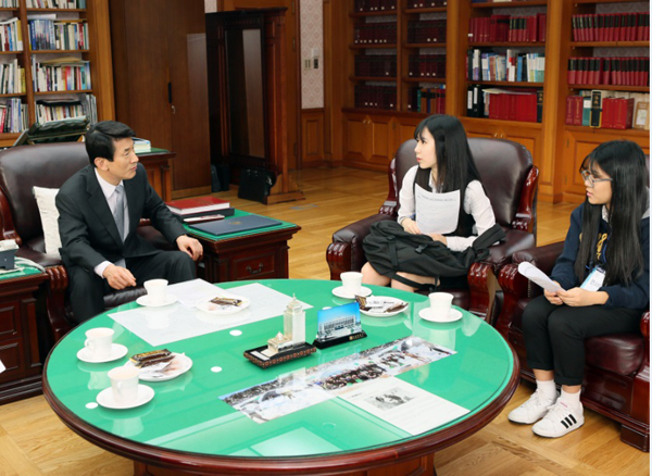 김용헌 헌재 사무처장, ‘휴먼 라이브러리’ 청소년과 진솔한 대화