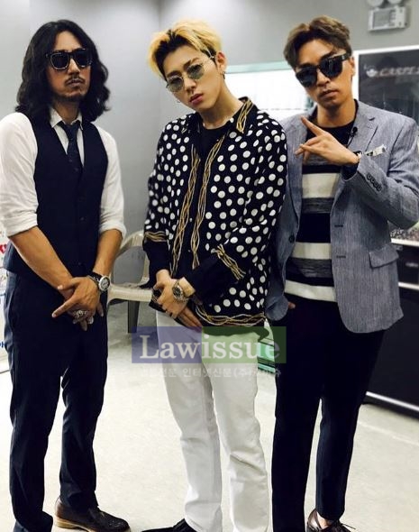 비지, 타이거JK 지코와 선글라스 끼고 다정샷...'멋짐 폭발'