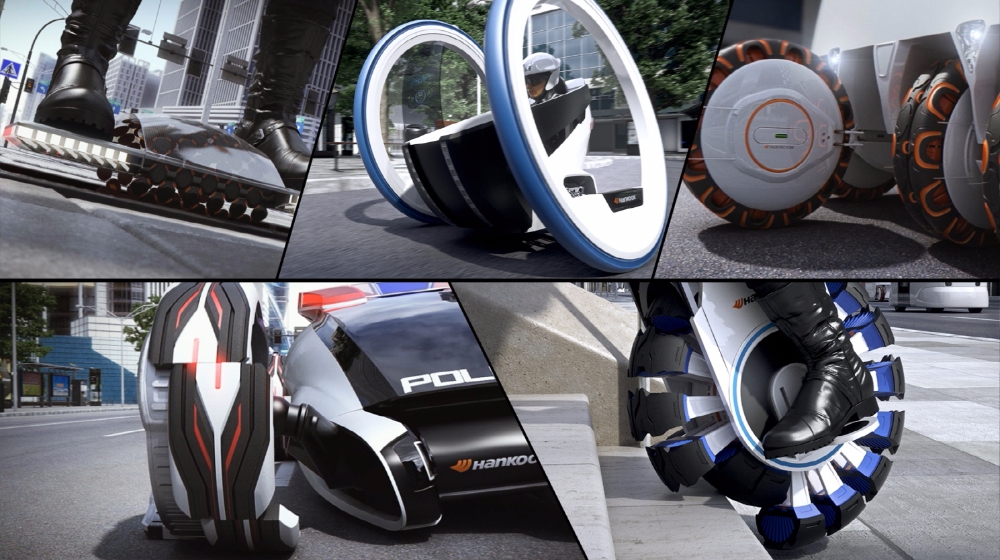 한국타이어 디자인 이노베이션 2016 수상 작품.(제공=한국타이어)