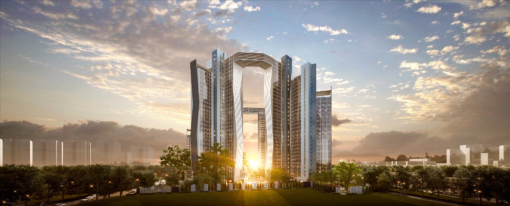 과거 대우건설이 신반포15차에 입찰할 당시 제안한 투시도.(제공=대우건설)