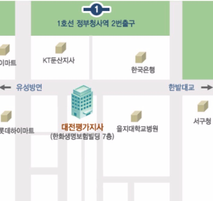 한국기업데이터(주) 대전평가지사, 사무실 이전
