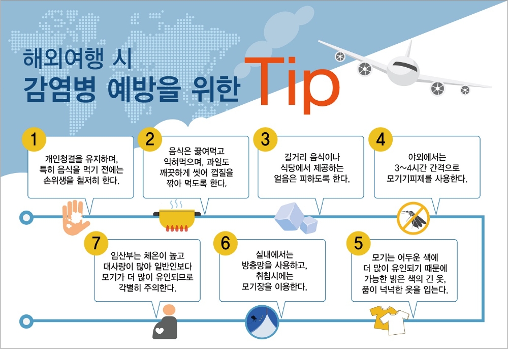 해외여행 시 감염병 예방을 위한 TIP(사진=분당서울대 병원)