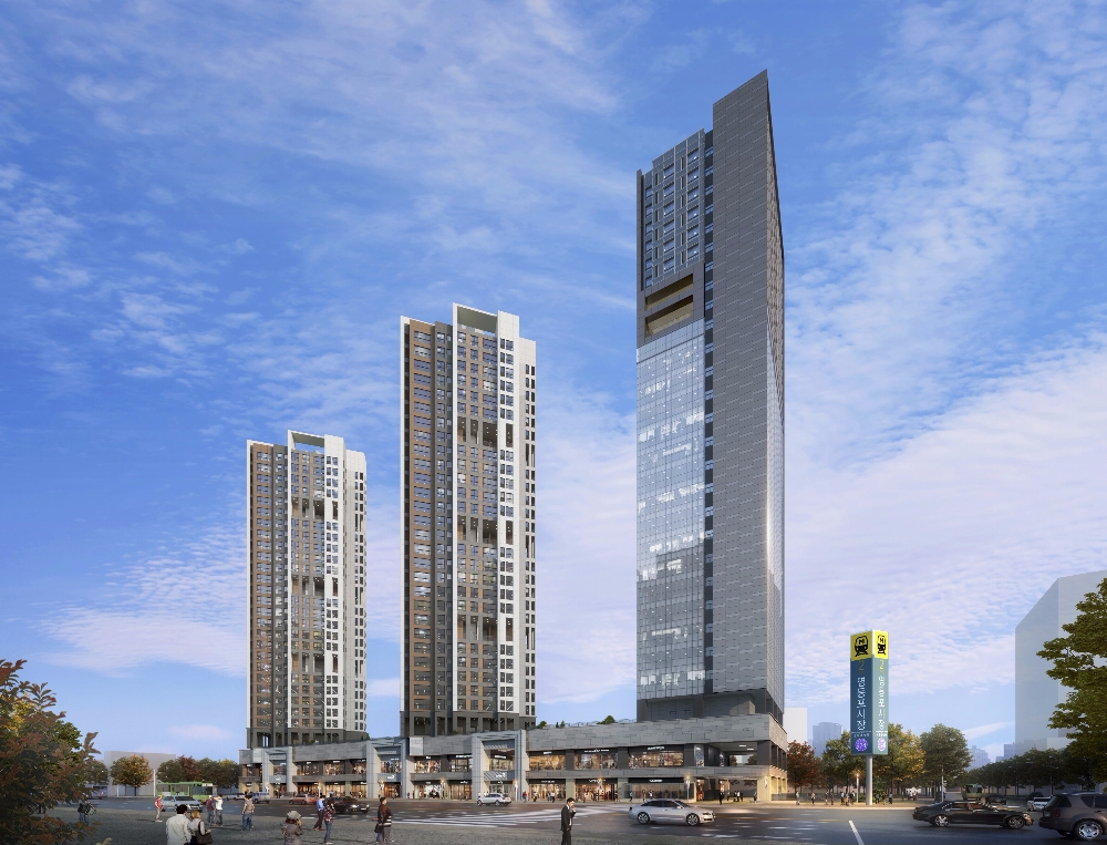 영등포뉴타운 꿈에그린 투시도.(사진=한화건설)