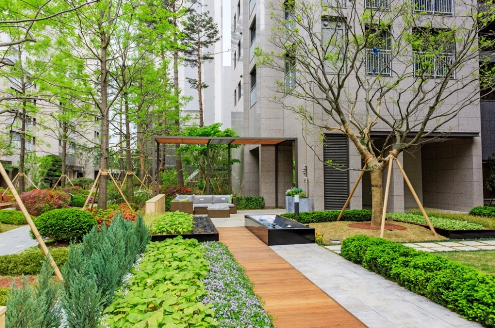 래미안 신반포팰리스에 적용된 래미안 가든 스타일.(사진=삼성물산)