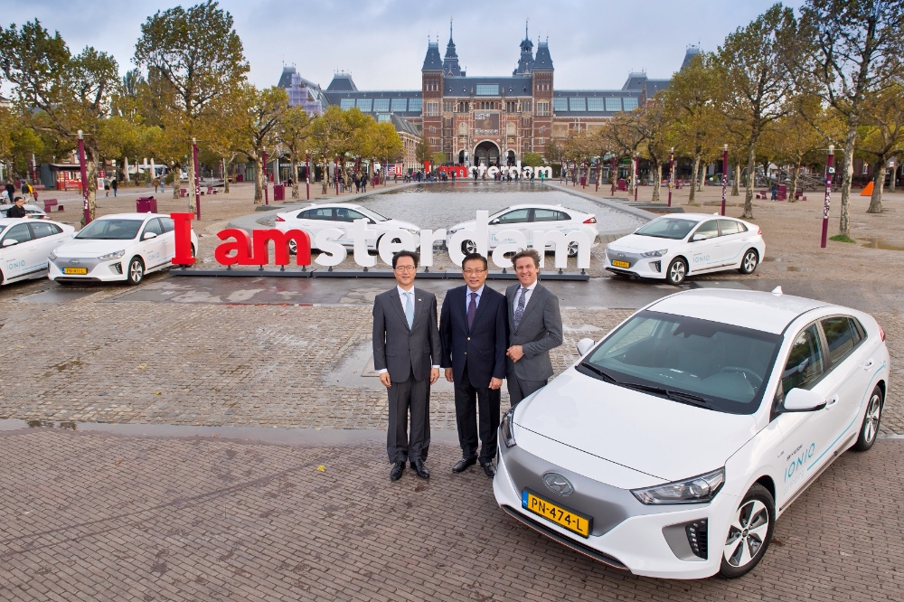 현대자동차, 유럽에서 전기차 전용 카셰어링 서비스 시작.(사진=현대자동차)