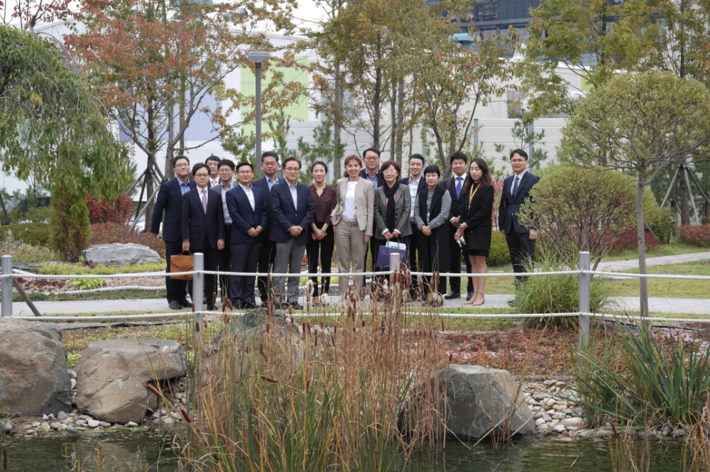 수원 '삼성 디지털시티' 내 생태공원 (사진=삼성전자)