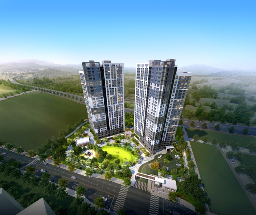 천안불당 금호어울림 조감도.(사진=금호건설)