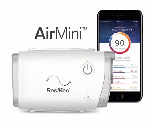 수면무호흡증 치료를 위한 세상에서 가장 작은 양압기, 에어미니(AirMiniTM)