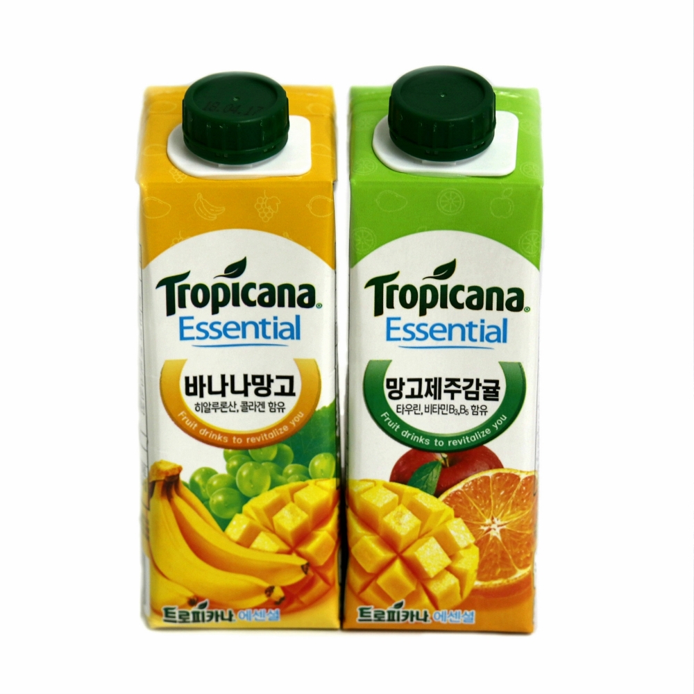 트로피카나 에센셜 2종 이미지.(사진=롯데칠성음료)