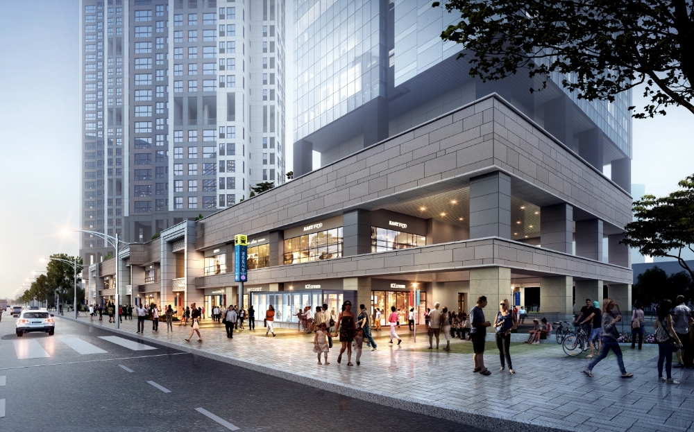 영등포뉴타운 꿈에그린 스퀘어 투시도.(사진=한화건설)