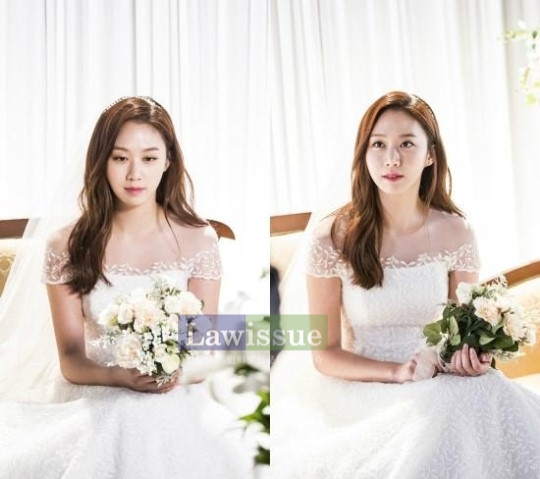 '이 정도 일 줄' 고성희, 웨딩드레스 입고 청순美+가녀린 쇄골라인 뽐내