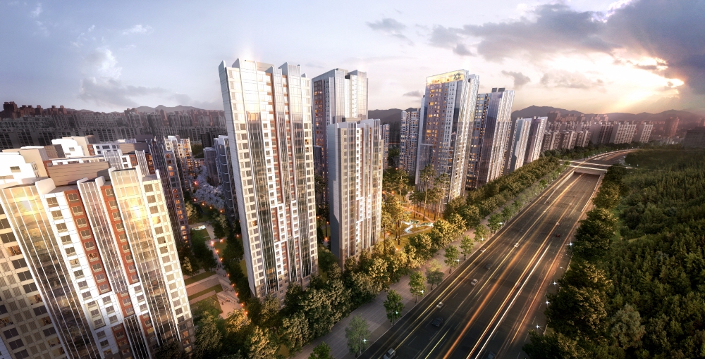 개포주공4단지 재건축 조감도.(사진=GS건설)