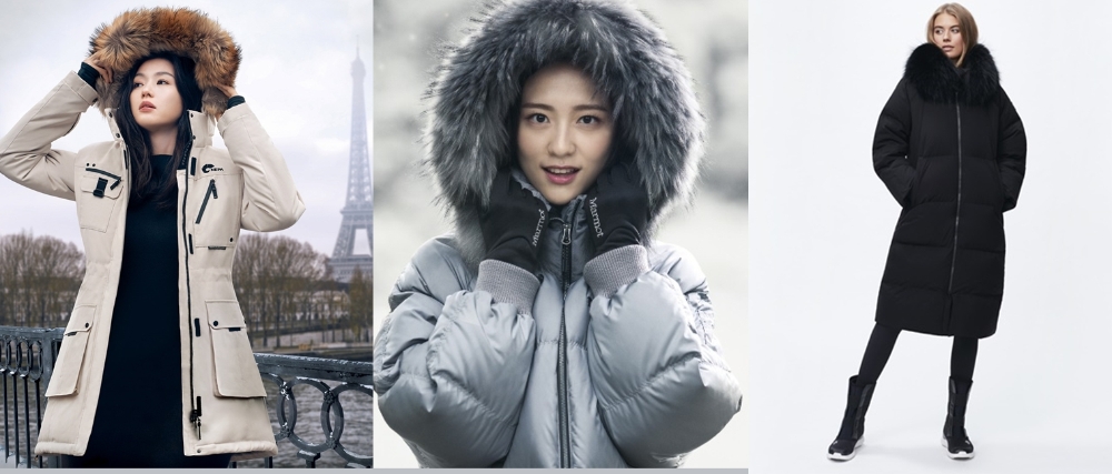 좌부터 네파,마모트,데상트.(사진=네파)